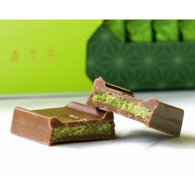 Meiji Matcha Chocolate Box - Rich and Creamy Matcha Tea-infused Milk Chocolate (26 Sheets x 6 Boxes)