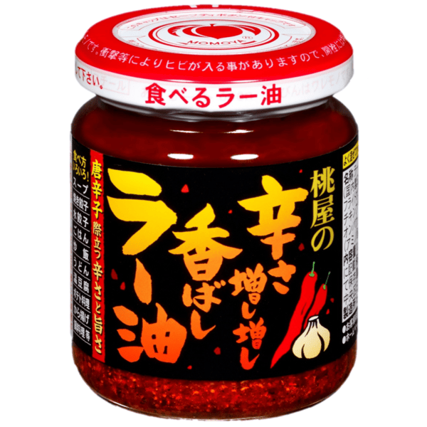 Momoya Spicy Chili Oil with Increased Spiciness 4.7 oz (105 g)