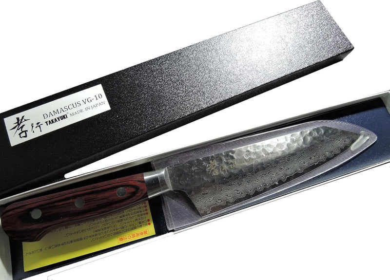 Sakai Takayuki(堺孝行) 33-Layer VG10 Dao Gyuto của đầu bếp Nhật Bản rèn 160mm