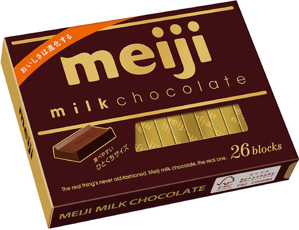 Meiji Milk Chocolate Box (120 g x 6 Packs)