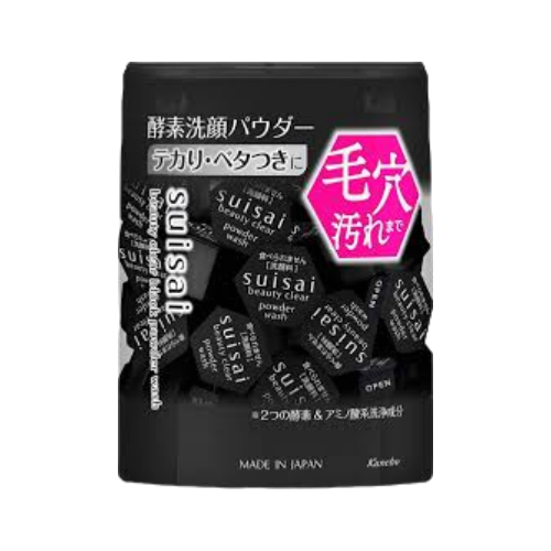 SUISAI Beauty Clear Black Powder Wash 32 Packs